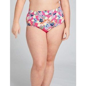 Lane Bryant Cacique High Waist Swim Brief 28
